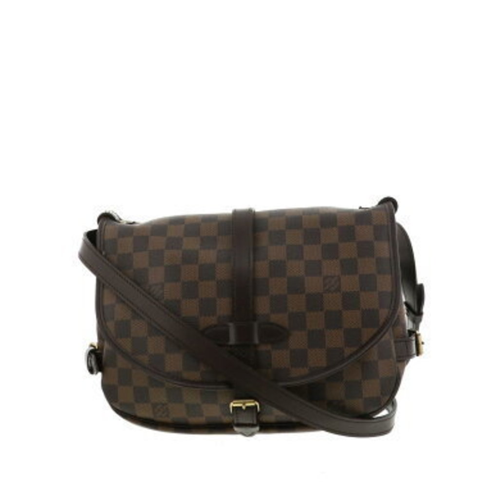Louis Vuitton Saumur Monogram Leather Shoulder Bag